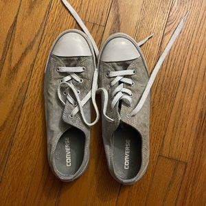 Converse gray sneakers